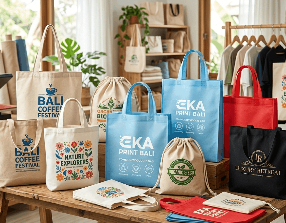 Cetak Tas Custom untuk Promosi dan Event: Pilihan Tas Spunbond, Baby Canvas, hingga Drill